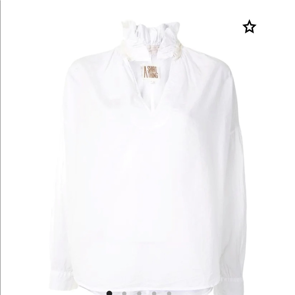 A Shirt Thing—EUC—white Penelope top in a M/L
